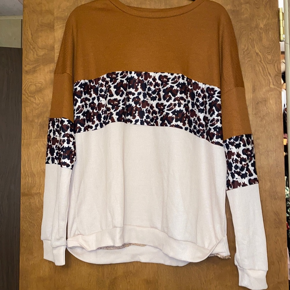 Shein Block Color Top